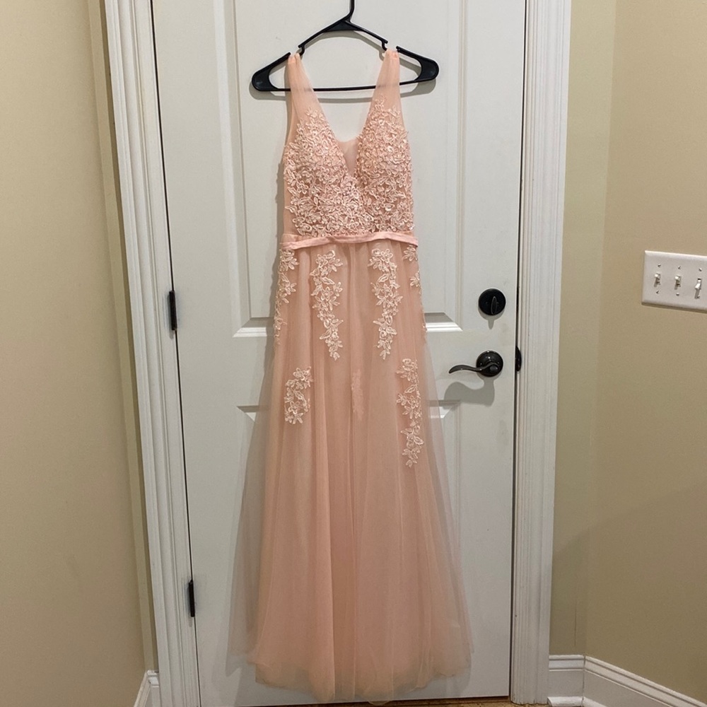 Pink prom dress